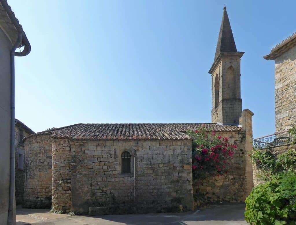 Église Saint-Christophe Arpaillargues, Provence, France