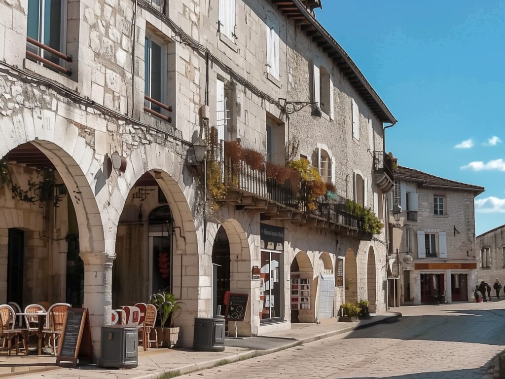 Eymet France Town Square 