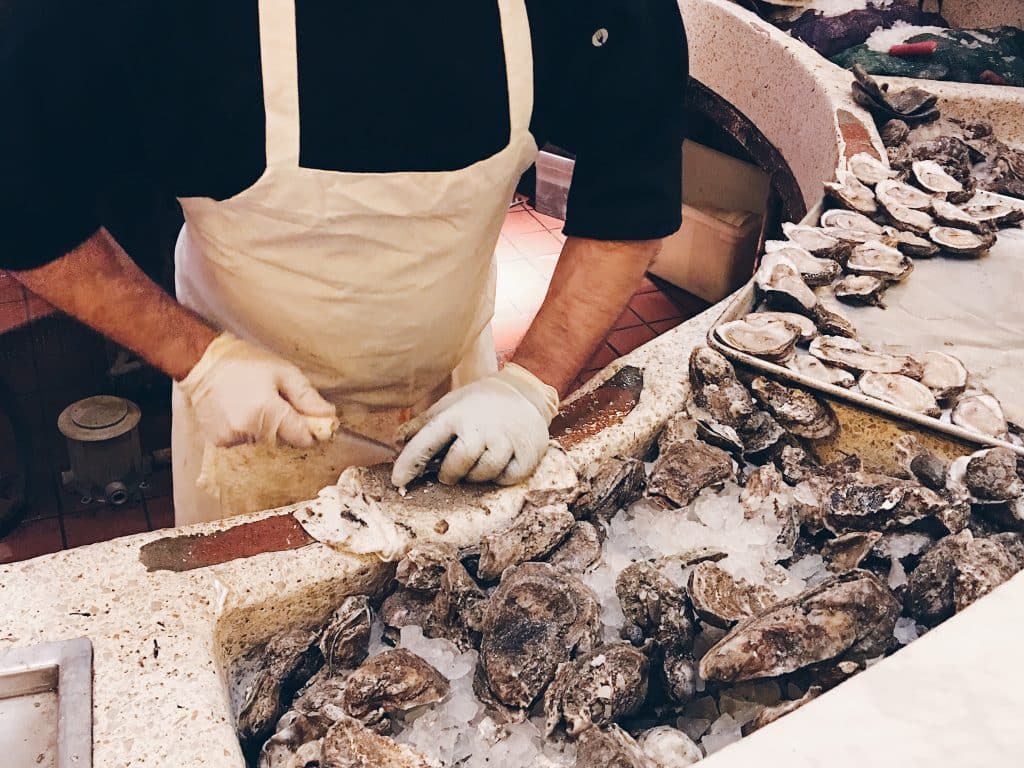 France Flea Market Oysters