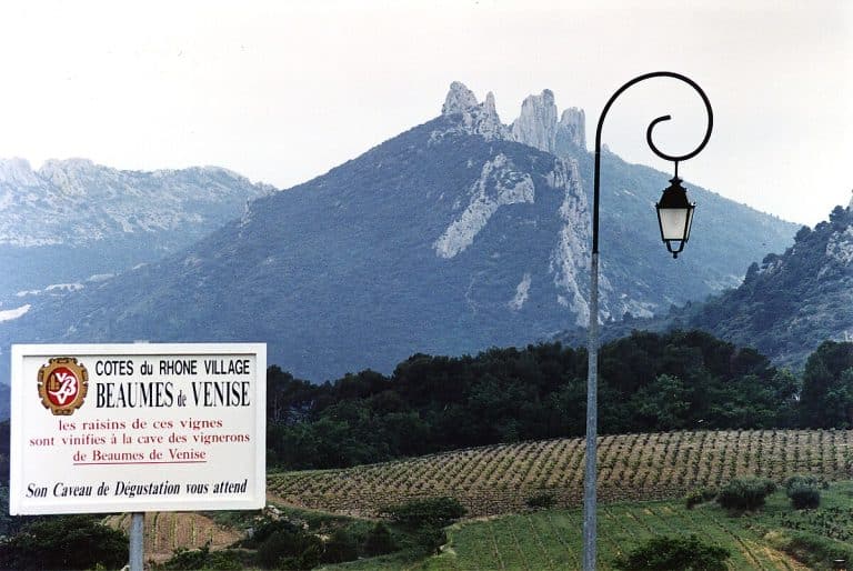 beaumes-de-venise in provence france